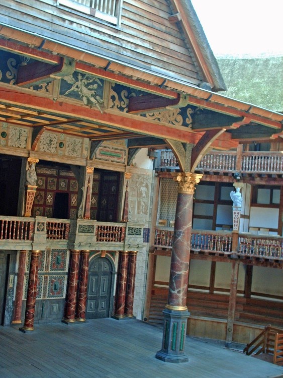 Inside Shakespeare's Globe Theatre, London