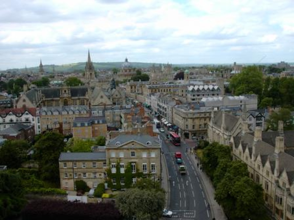 View from atop Magdalen Tower (Magdalen College, Oxford)