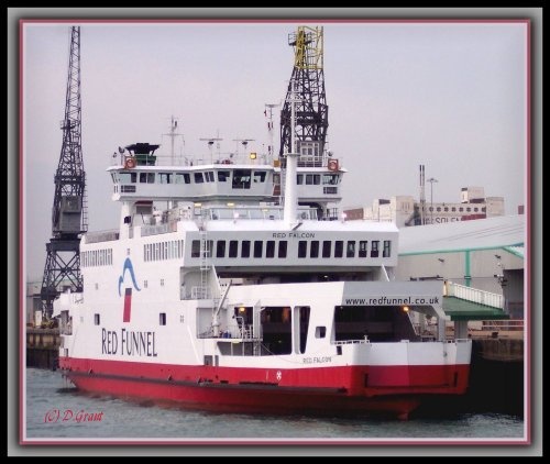 The Isle Of Wight Ferry at Southampton