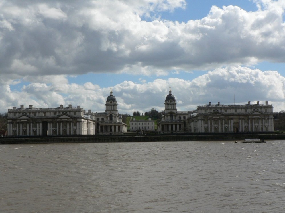 The 'Canaletto' view of The Royal Naval College, Greenwich.