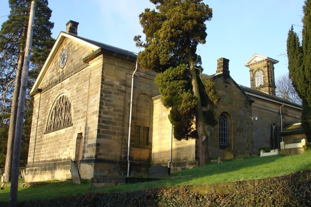 The unusual Church of St Michael, Holbrook, Derbyshire