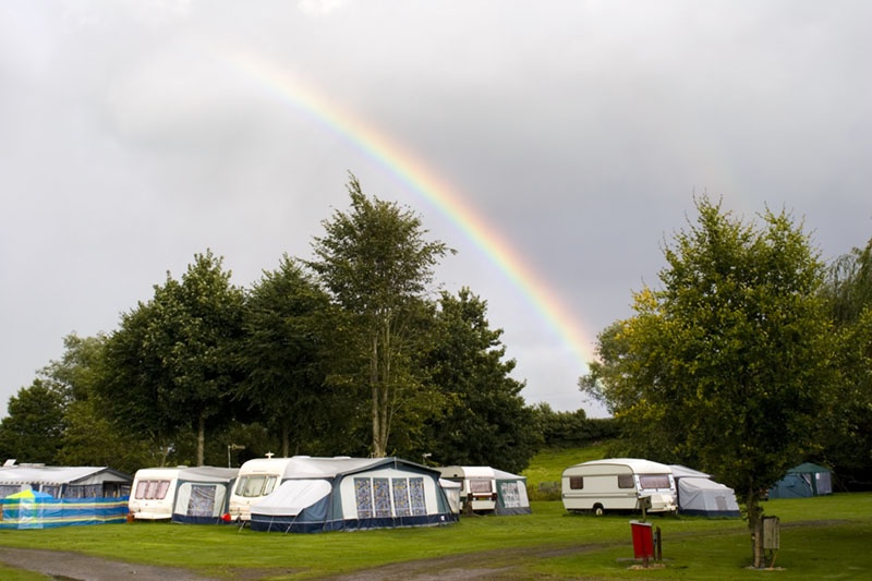 Fleece Meadow campsite, Kington, Herefordshire.