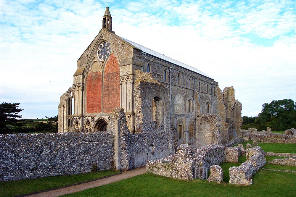 Binham Priory near Stiffkey and Wells-next-the-Sea.