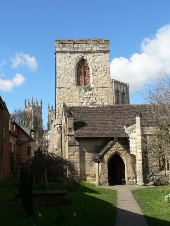 Holy Trinity church off Goodramgate, York