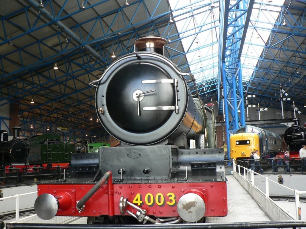 A Locomotive at The National Railway Museum, York
