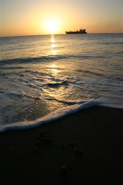 Ingoldmells, Lincolnshire. Taken at the east cost 6am sunrise on the beach.