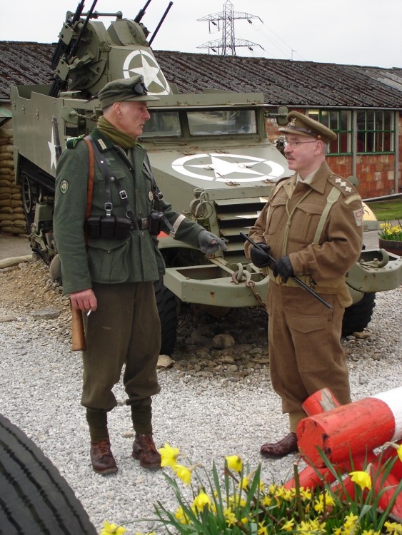 A picture of Eden Camp, Malton, North Yorkshire.WW 2 Easter Weekend held annually.