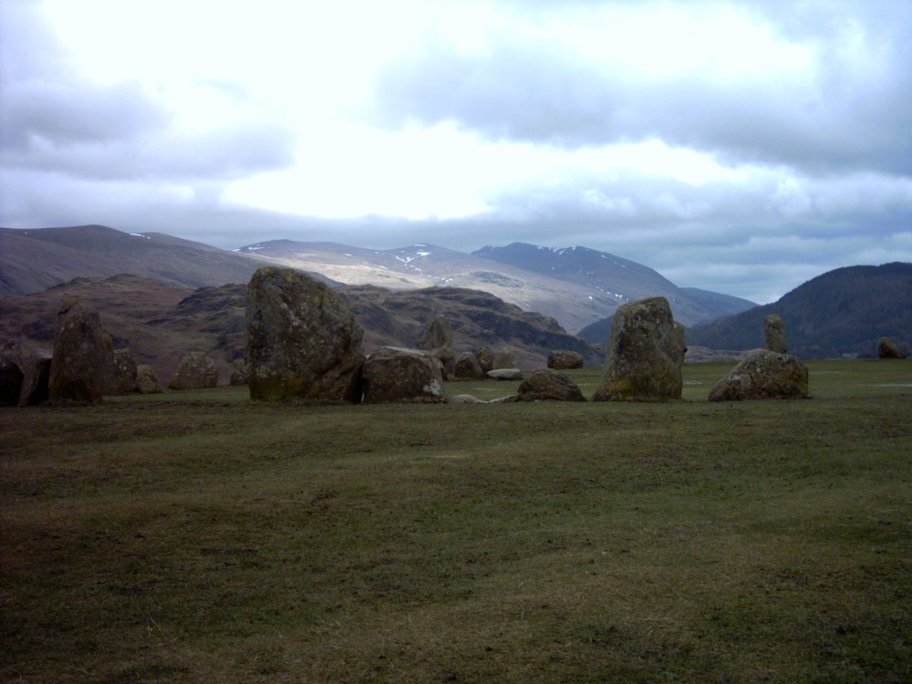 Castlerigg Stone Circle near Keswick in the Lake District
