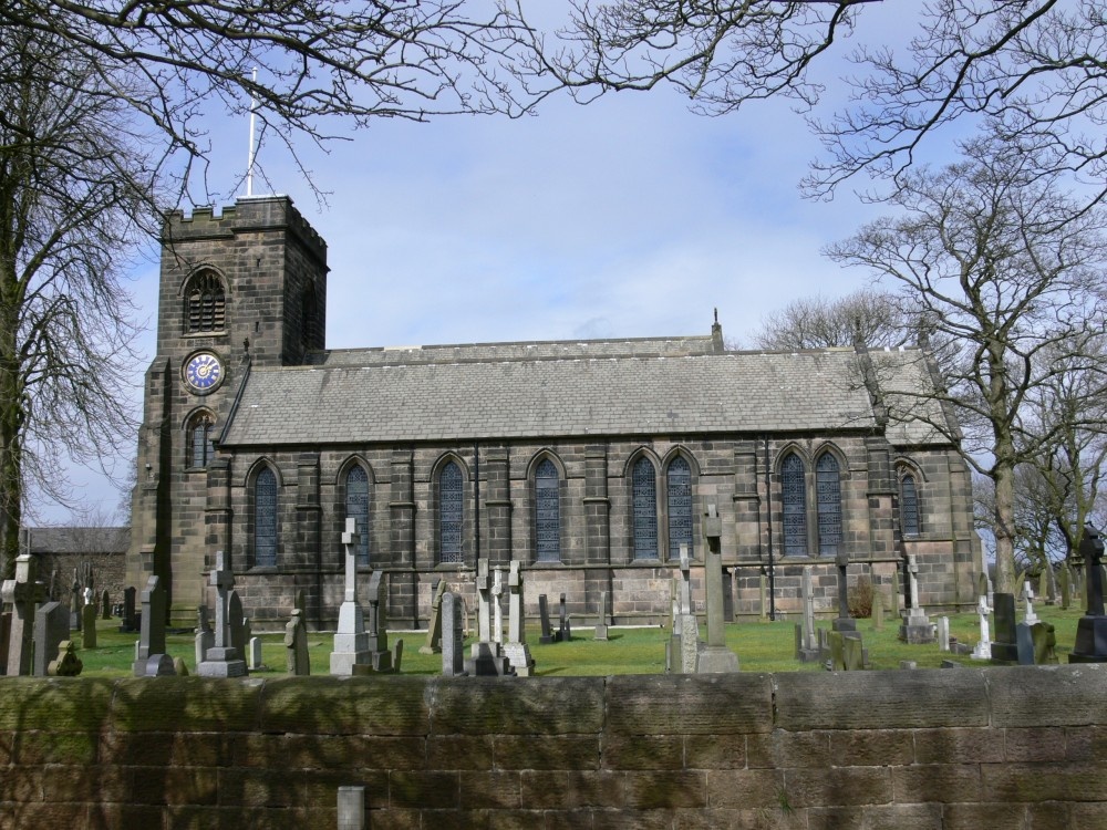 Photograph of Holy Trinity Church, Hoghton, Nr Blackburn, Lancashire.