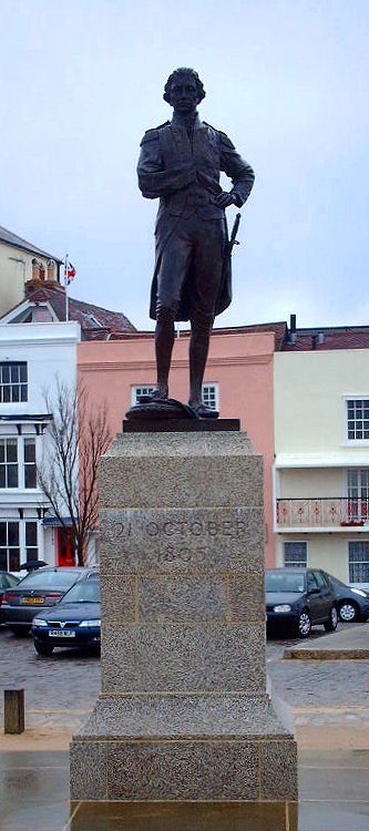 Nelson statue at Old Portsmouth. Taken:  26th March 2006