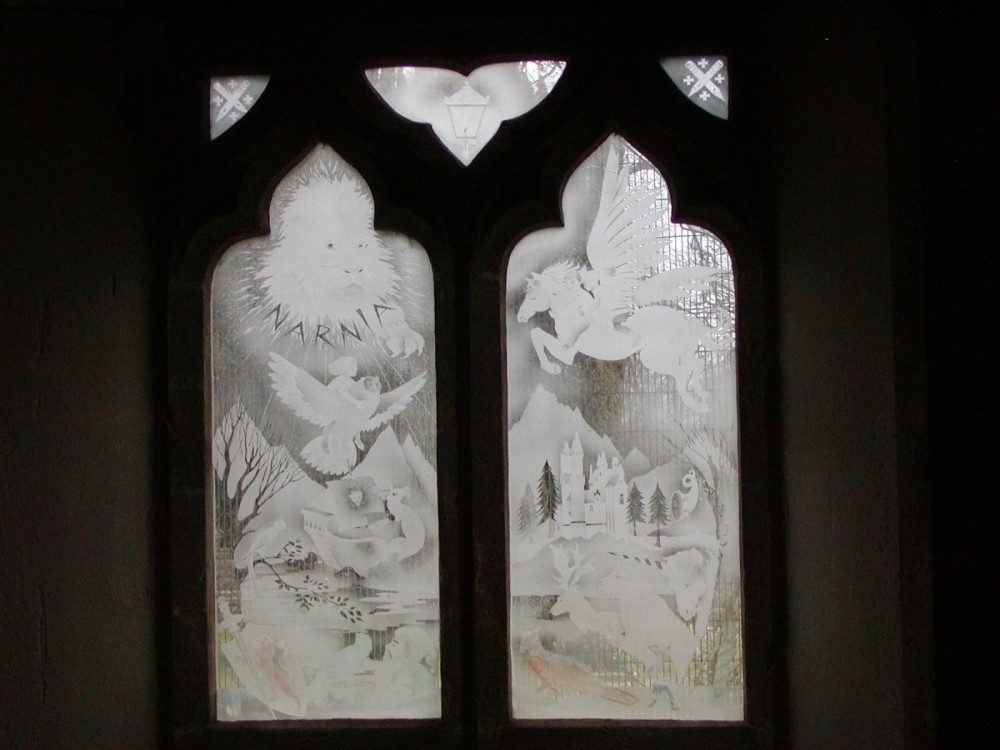 The Narnia Window at Headington Quarry Parish Church, Headington, Oxfordshire