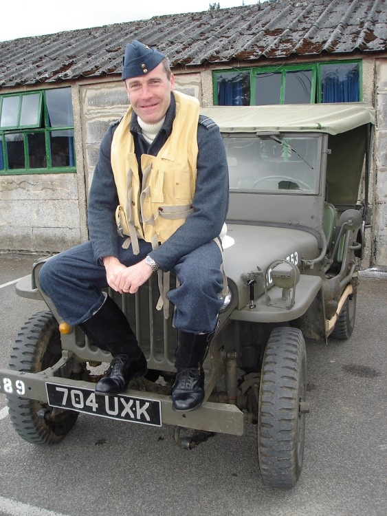 Waiting to scramble at Eden Camp, Malton, North Yorkshire.