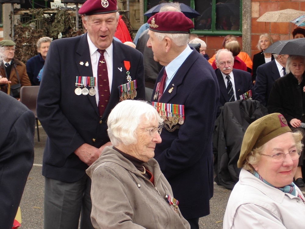 The veterans  at Eden Camp, Malton, North Yorkshire.