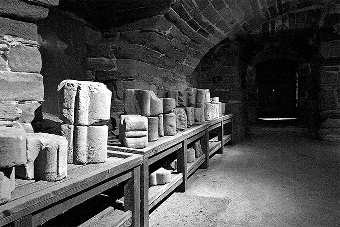 The Masonry Room - Arbroath Abbey.
Arbroath, Angus photo by Steve Perks