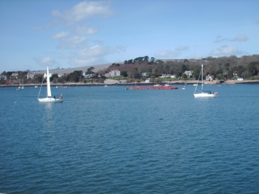 VIEW OF FALMOUTH BAY FROM THE DOCKS