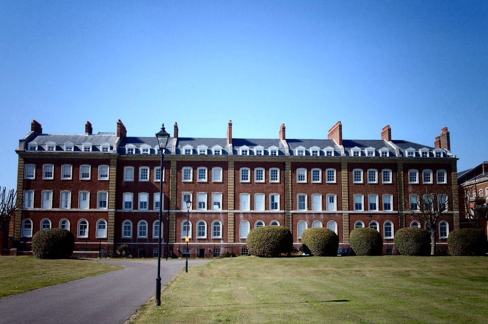 Former Marine barracks, now apartments, Eastney, Hampshire -  - Taken:  5th May 2006