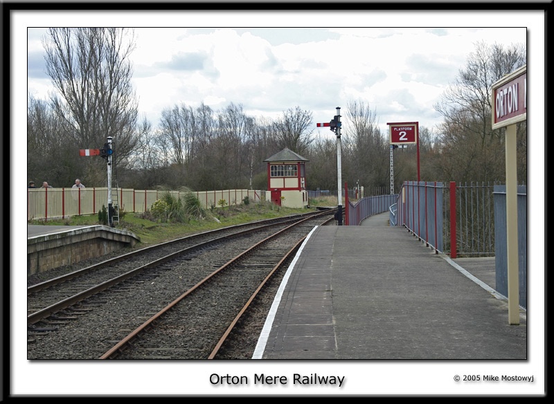 Orton Mere Railway. Peterborough, Cambridgeshire.