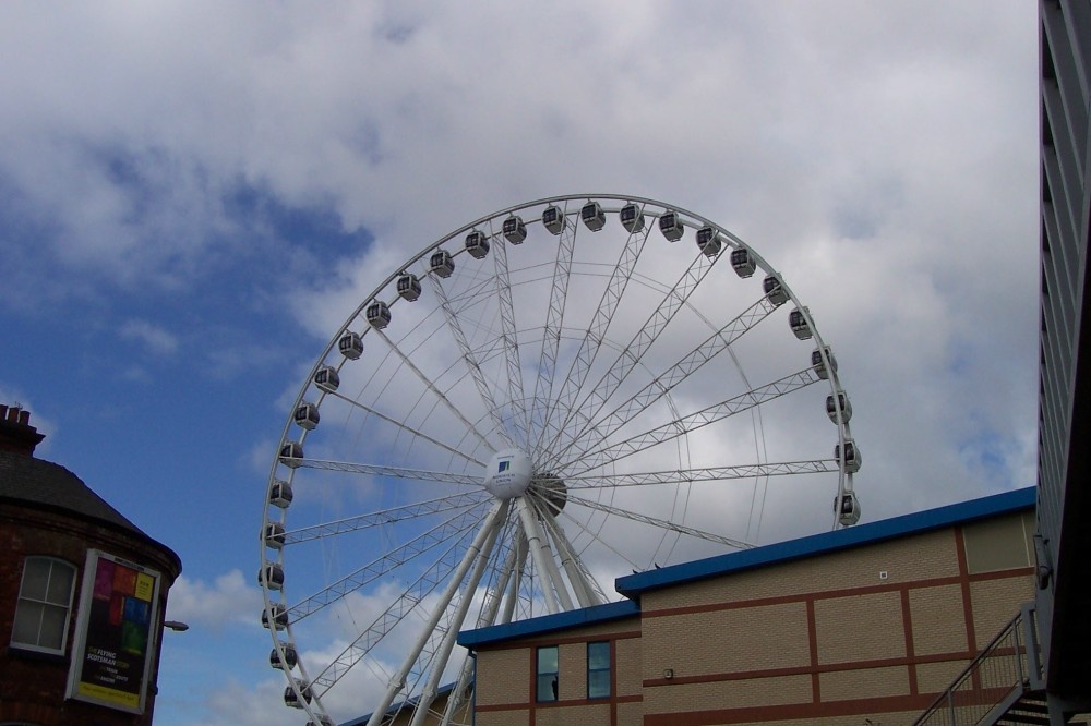 The Yorkshire Wheel in York. April 2006 photo by Andrew Powers