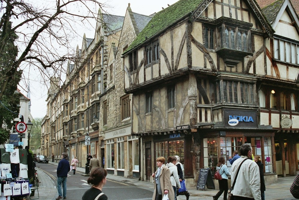 Ship street in Oxford, Oxfordshire