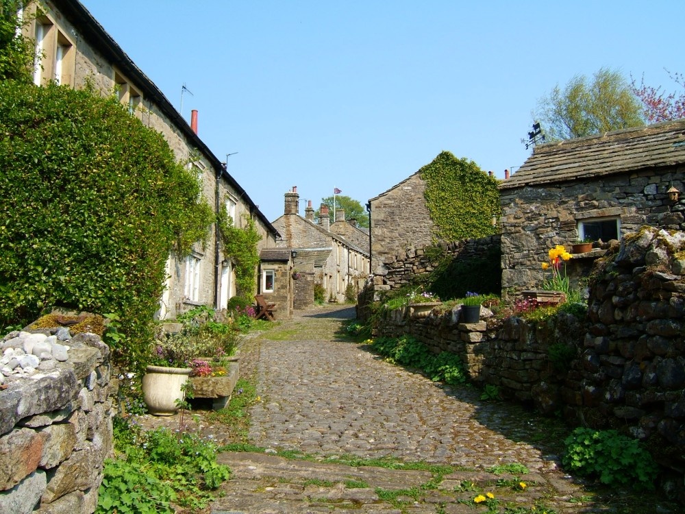 "A street in Grassington, Yorkshire Dales" by David Meehan at