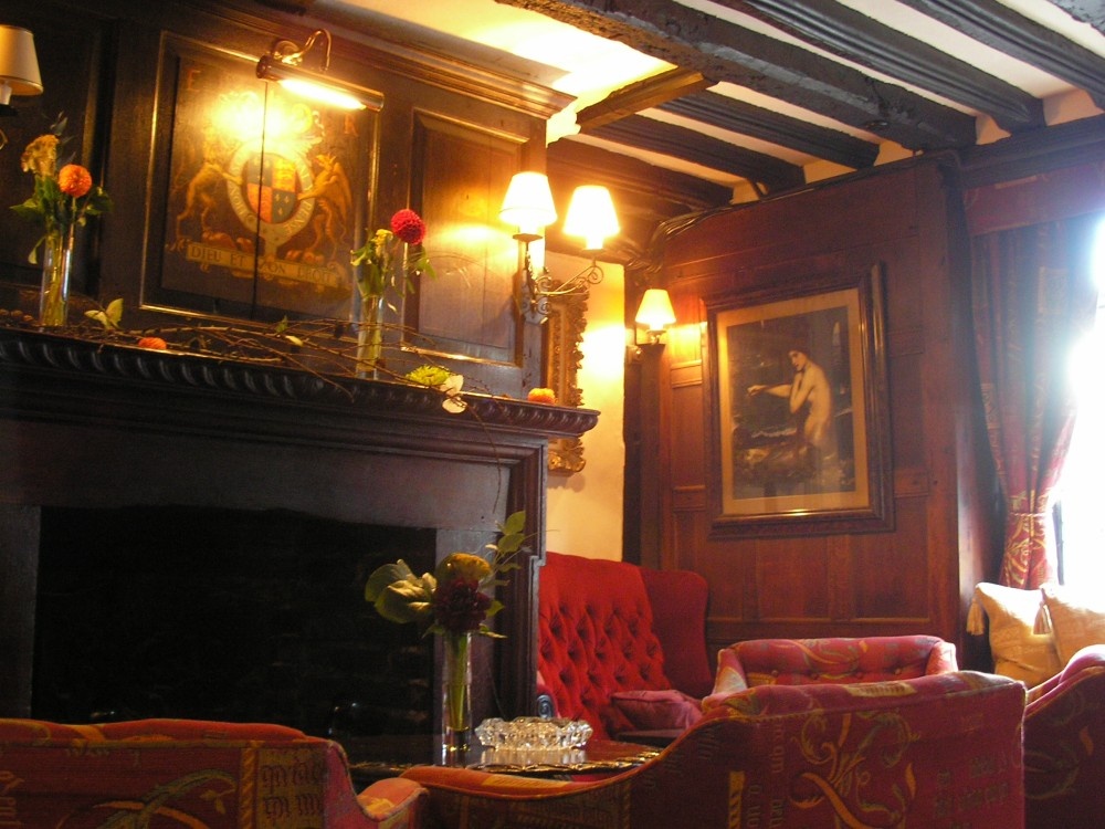 The inside of the Mermaid Inn, Rye.