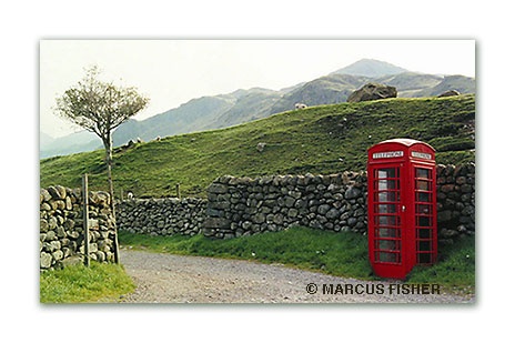 Photograph of Call Box in Boot, Lake District, County Cumbria, England