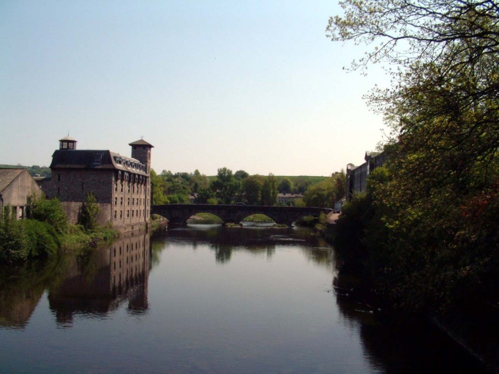 Photograph of The river Kent, Kendal, Cumbria