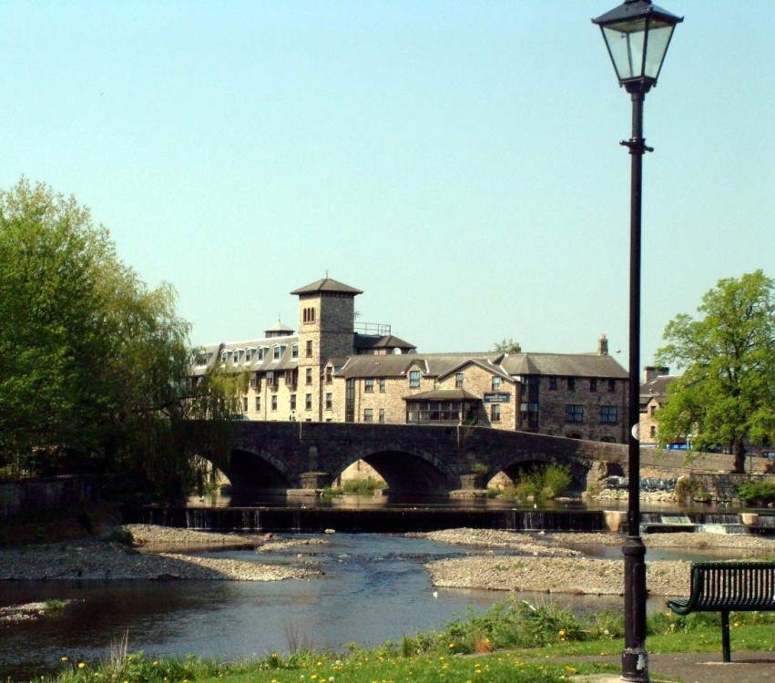 River Kent in Kendal, Cumbria