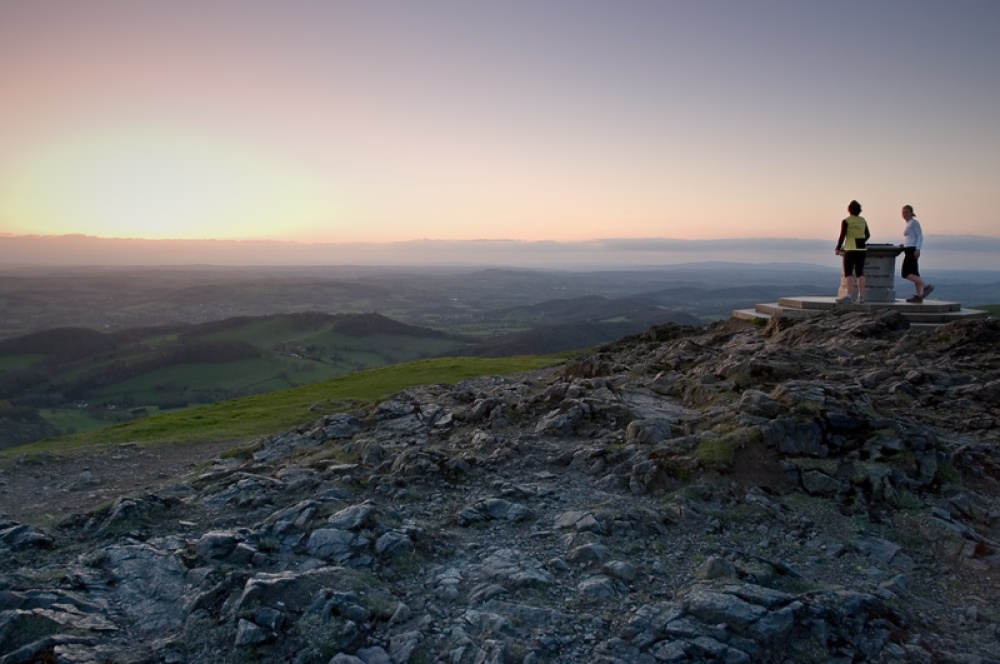 Sunset from Worcestershire Beacon, Malvern, Worcestershire
