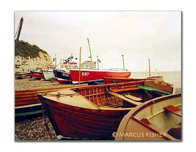 Fishing Boats, Beer, County Devon, England