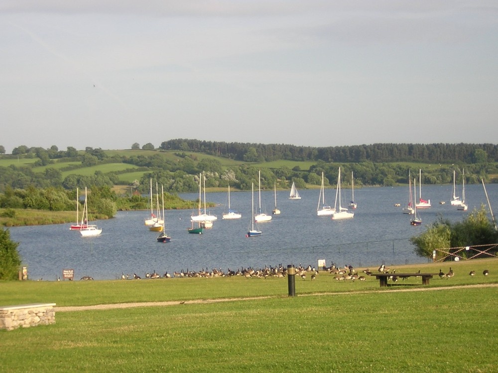 Photograph of A summer evening at Carsington Water near Matlock, Derbyshire