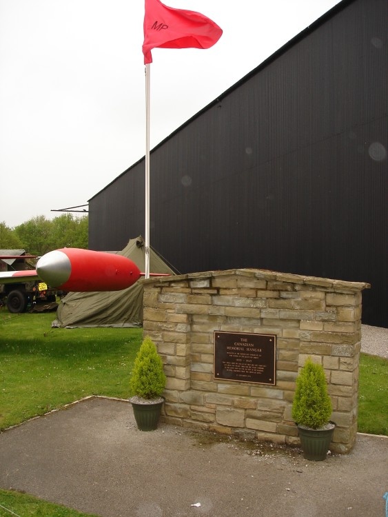 The Canadian Memorial Hangar at Yorkshire Air Museum, Elvington, North Yorkshire.