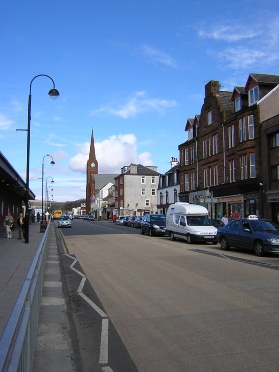 Largs Town, North Ayrshire, Scotland.