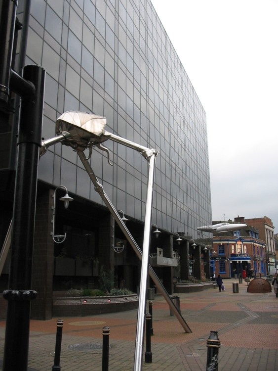 Sculpture of a Martian Walking Machine