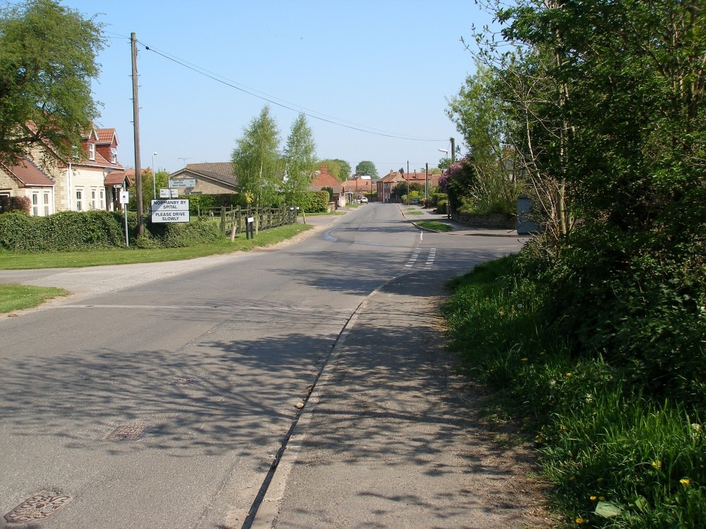 Owmby Road. Normanby-by-Spital. Lincolnshire