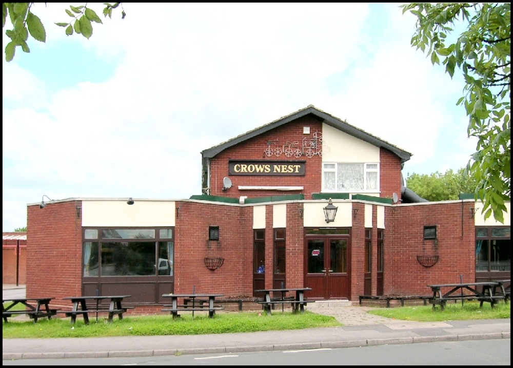 The Crow's Nest, a modern 'estate' pub, Brant Road Shopping Centre, Lincoln, Lincolnshire