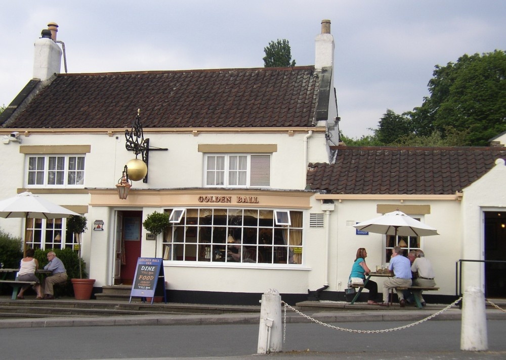 Photograph of The Golden Ball public house, Whiston (nr Rotherham), South Yorkshire.