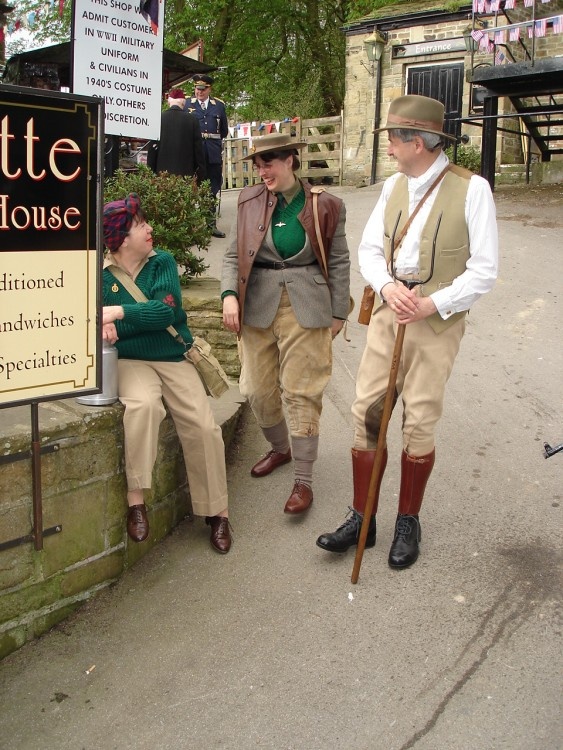 A WW2 Event at,Haworth, West Yorkshire.