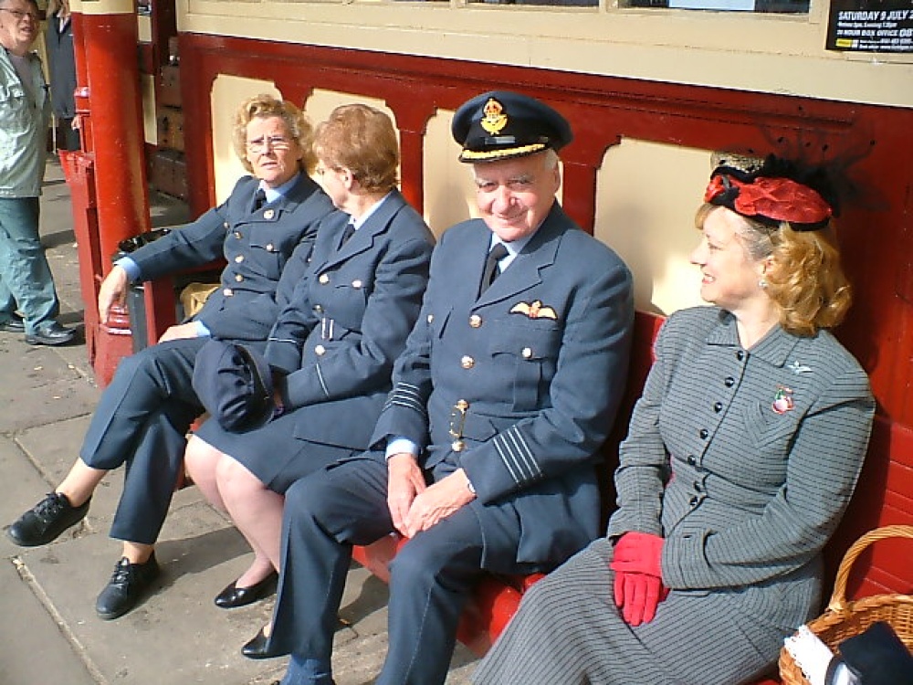 A WW2 Event on the East Lancashire Railway Line from Bury to Rawtenstall, Lancashire.