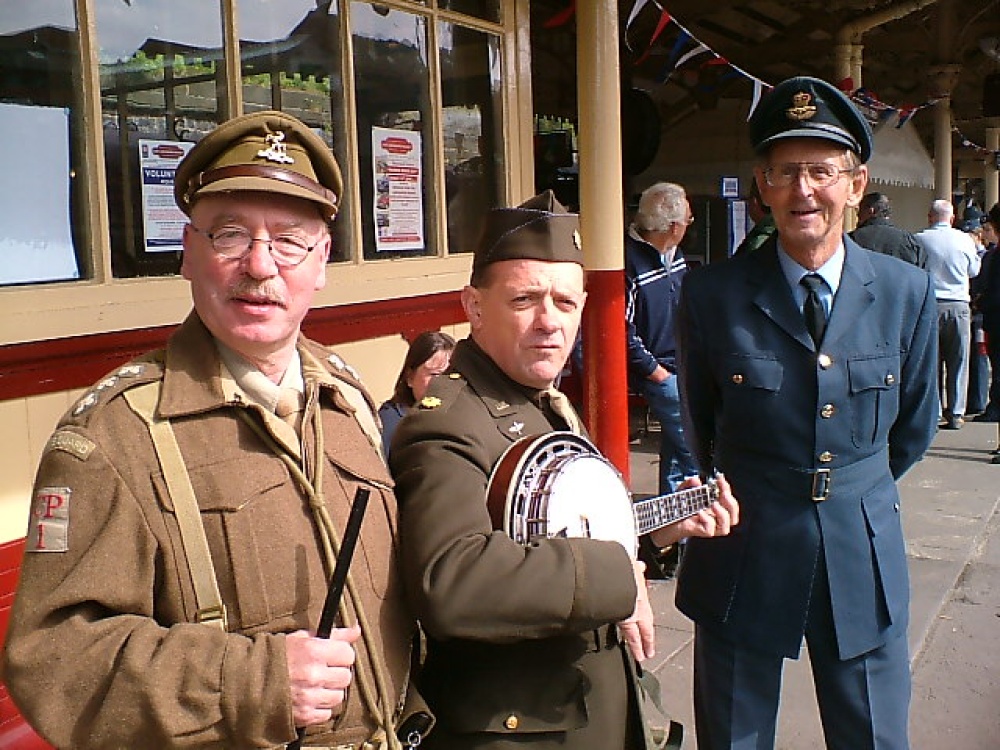 A WW2 Event on the East Lancashire Railway Line from Bury to Rawtenstall, Lancashire.