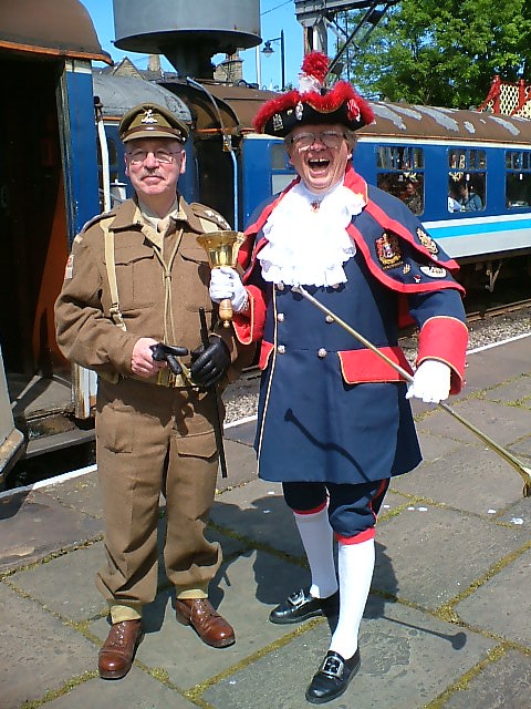 A WW2 Event on the East Lancashire Railway Line from Bury to Rawtenstall, Lancashire.