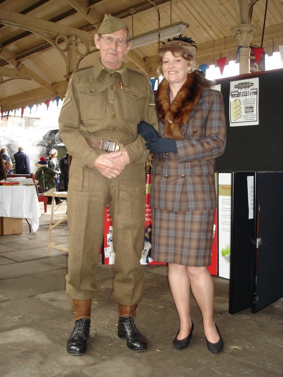 A WW2 Event at East Lancashire Railway on the Bury to Rawtenstall Line,Lancashire.