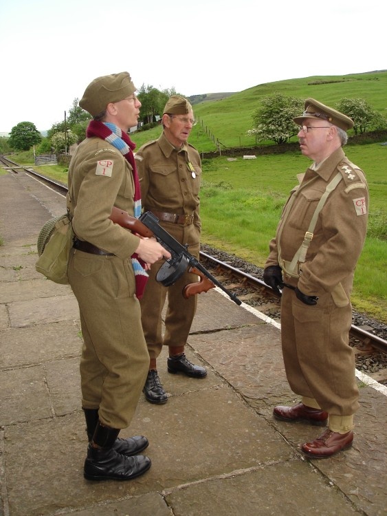 A WW2 Event at East Lancashire Railway on the Bury to Rawtenstall Line,Lancashire.