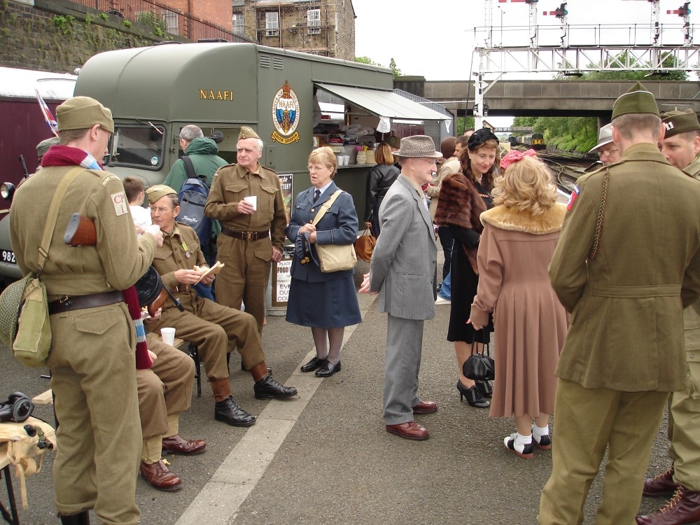 A WW2 Event at East Lancashire Railway on the Bury to Rawtenstall Line, Lancashire.