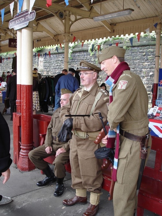A WW2 Event at East Lancashire Railway on the Bury to Rawtenstall Line,Lancashire.
