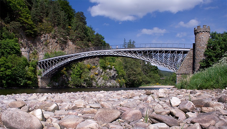 Photograph of A picture of Telford Bridge, Craigellachie