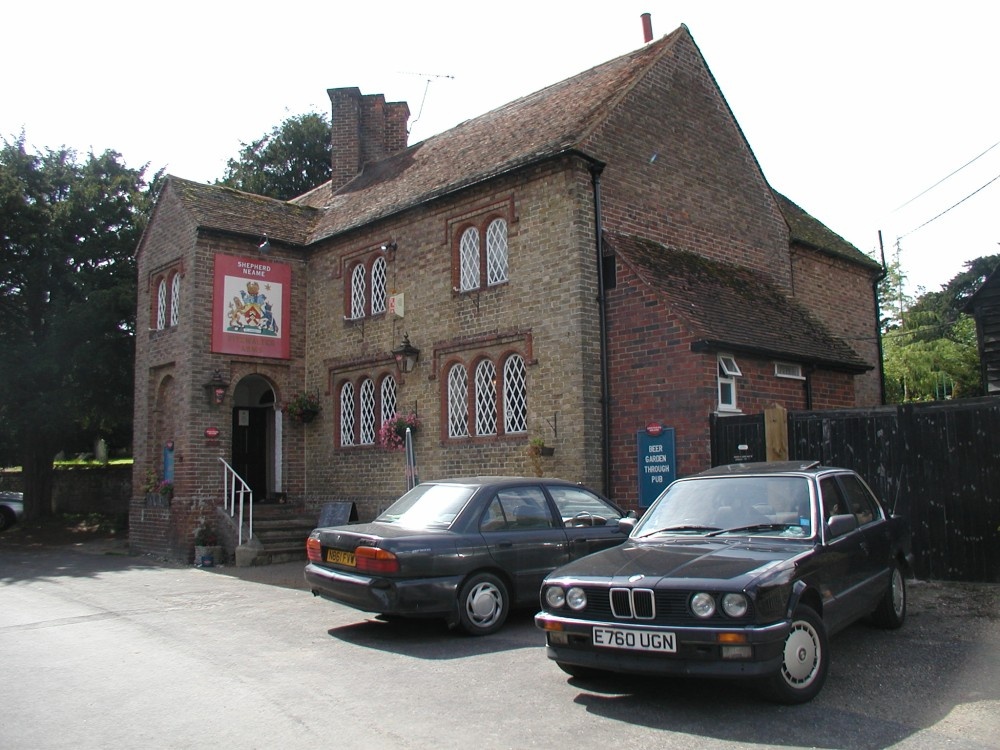 Goodnestone, Kent. The Fitzwalters Arms.
(named after the owners of Goodnestone Hall.)