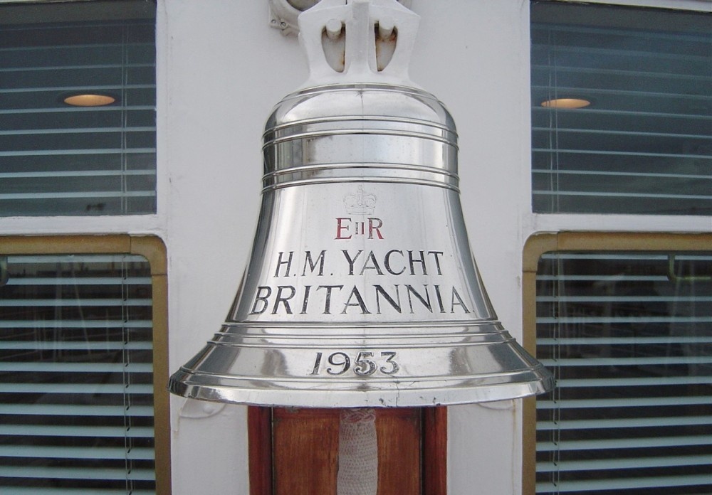 The Ship's Bell, Royal Yacht Britannia, Leith, Scotland