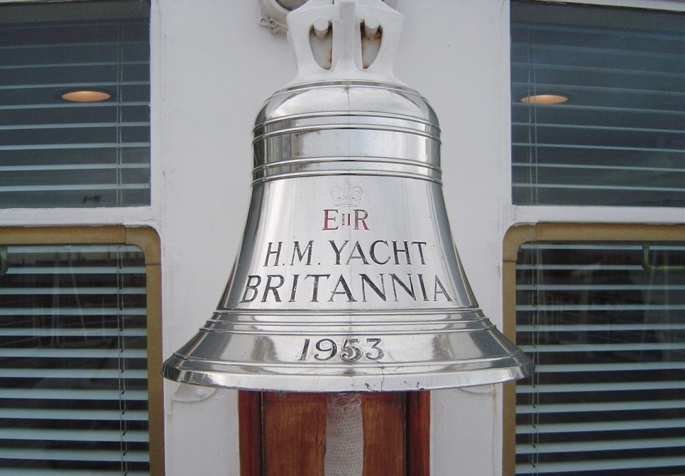 The Ship's Bell, Royal Yacht Britannia, Leith, Scotland