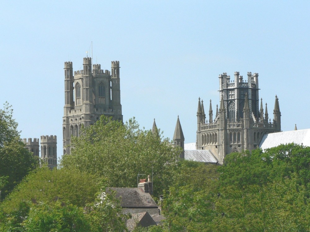 Ely Cathedral from the river Cam